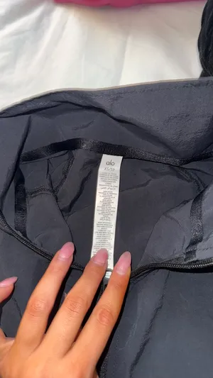 Alo cropped rain pull over  thumbnail 2