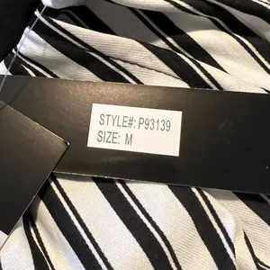 NWT LaLa Muse Women’s Striped Stretchy Pants Q12 thumbnail 4