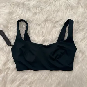 Nike Skims Matte Scoop Neck Sports Bra Dark Teal Size XS thumbnail 3