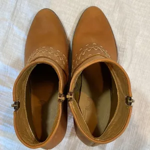 Anthropologie Stivali Maipore Western Ankle Boots Brune 37/ US 6.5/7‎ thumbnail 9