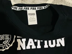 PINK - Victoria's Secret Black Sweatshirt thumbnail 2