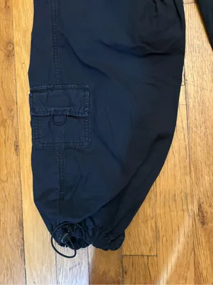 Garage black parachute pants thumbnail 2