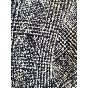 J crew navy and white plaid turtleneck size medium thumbnail 2