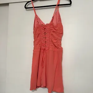 Outcast NEW Lucia Corset Mini Dress Coral thumbnail 4