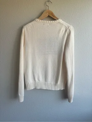Polo by Ralph Lauren Cream Crewneck Sweater thumbnail 5
