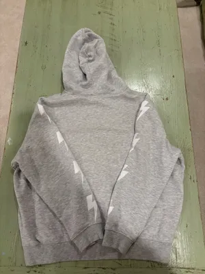 Starfit Boutique Lightning Bolt Sweatshirt Gray thumbnail 3