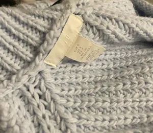 H&M Light Blue Knit Sweater thumbnail 3