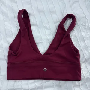 Lululemon bra maroon thumbnail 1