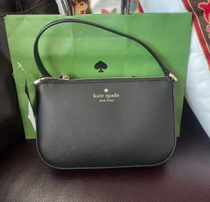 Kate Spade Schuyler Small Crossbody Black Leather Bag KE702 $249 thumbnail 1