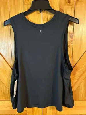 Xersion Quick Dri Tank Top Black Womans Size 0X nwt (0241) thumbnail 3