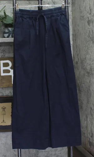 Carla Rockmore Collection Twill Straight Leg Safari Pants Midnight Blue P2XS thumbnail 1