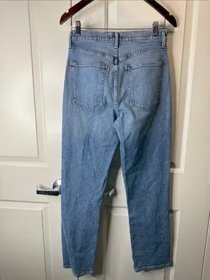 Agolde High Rise Stovepipe Denim Jeans 27” Waist thumbnail 7