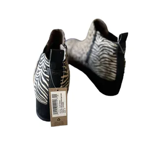 NWT TOMS Beige Animal-Print Kelsey Suede Boot Brown Black SZ-6 thumbnail 6