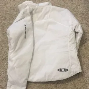 NWT Salomon White Shell Jacket thumbnail 1
