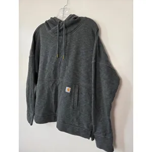 Carhartt Green Hoodie Women's Lightweight Comfy Dark Moss Green Large Outdoor thumbnail 3