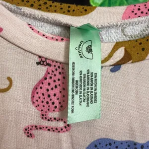Honeydew Play it Cool Lounge Pajama Top Cheetah Medium Long Sleeve Shirt Leopard thumbnail 3
