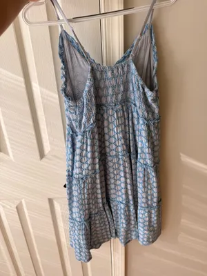 Blue pattern dress Size M thumbnail 4