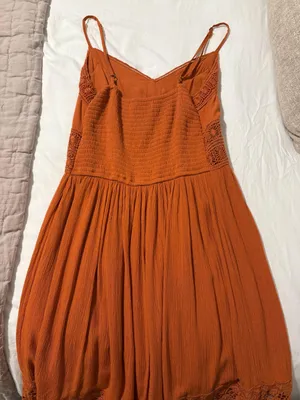 Abercrombie and Fitch Orange Summer Dress thumbnail 3