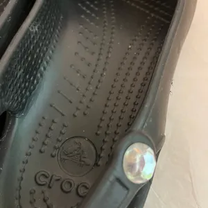 Crocs Womens Slip On Slingback‎ Ballet Flat W/Gem Round Toe Beach Black Sz 7w thumbnail 7