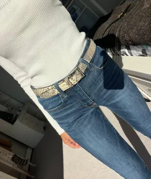 Snakeskin Italian Belt thumbnail 1