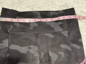 all in motion medium High-Rise Black Camouflage Active Leggings thumbnail 5