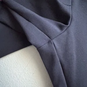 Quince Navy Blue Ponte Pants Straight Leg Size Medium 27" Inseam Office Career thumbnail 3