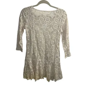 ✨Walking To The Sun Sz 2 Cream Dress in Cream Free People✨ thumbnail 11