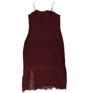 ✨ Express burgundy red Front Slit Lace Sheath Dress✨ thumbnail 6