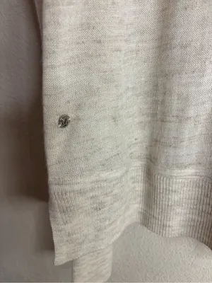 Lululemon Street to Shore Hoodie Heathered Muslin size 8 thumbnail 4