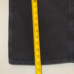 OLD NAVY Black denim midi skirt with pockets sz 14 ✨ thumbnail 2