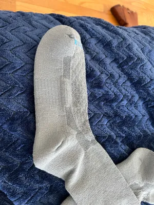 Patagonia wool& merona blend high crew sock thumbnail 6