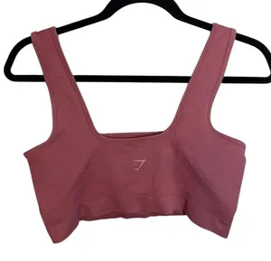 Gymshark Sunset Pink Corset Seamless Sports Bra thumbnail 1