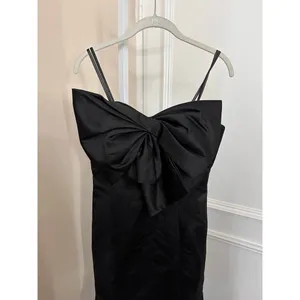 NEW NWT Mac Duggal Ieena Black Strapless Bow Mermaid Gown size 6 thumbnail 6