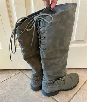 Merritt Riding Boots Gray Size 9.5 thumbnail 2