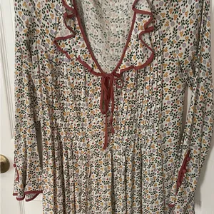 Free People Floral Long Sleeve Dress thumbnail 2