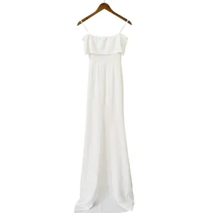 Lulus Exceptional Romance White Off-the-Shoulder Mermaid Maxi Dress size M NWT thumbnail 3