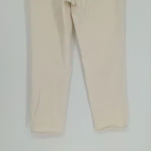 Abercrombie & Fitch Women's 90s Straight Ultra High Rise Cream Faux Leather Jean thumbnail 12
