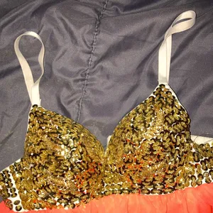 NWT Bralette sequins mesh dress size small thumbnail 2