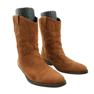 Nicole Boots Womens‎ 6 B Brown Leather Slouch Boots Made in Spain thumbnail 4