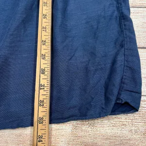Aritzia Wilfred Le‎ Fou Blue Linen Blend Tunic Dress Size S Short Sleeve Casual thumbnail 4