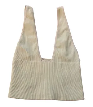 Free People Bra Top Womens M/L Sage Green Ribbed‎ Ali Seamless Boho Minimalist thumbnail 1