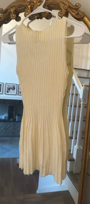 prettylittlething soft ribbed sweater dress | size s thumbnail 1