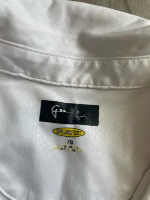 Women's White Sleeveless Polo Tank thumbnail 2
