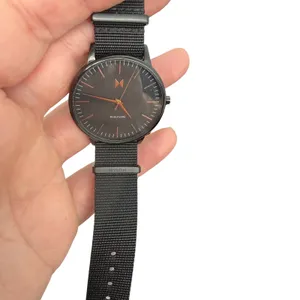 MVMT Boulevard Black Rose Gold Women's Watch MB01-BL 38mm Nylon‎ Strap Box thumbnail 2