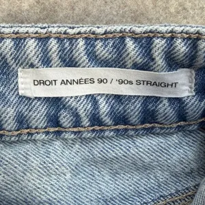 Garage Jeans Women 1 Straight Leg Blue Y2K Grunge 90s Off Duty Skater Distressed thumbnail 7