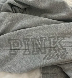 PINK Gray Sweatpants thumbnail 4