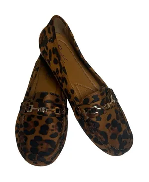 Comfort Est 1946 Aramis Leopard Print Slip On Driving Loafers Size 9M Casual thumbnail 1
