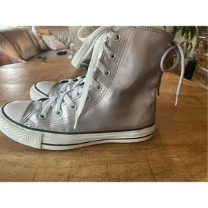 Converse Shoes Chuck Taylor All Star Slouchy Metallic Purple Sneakers Womens 6,5 thumbnail 4