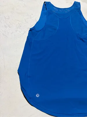 Lululemon Royal Blue athletic Tank Top thumbnail 7