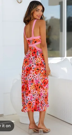 Hello Molly Midi Dress thumbnail 3